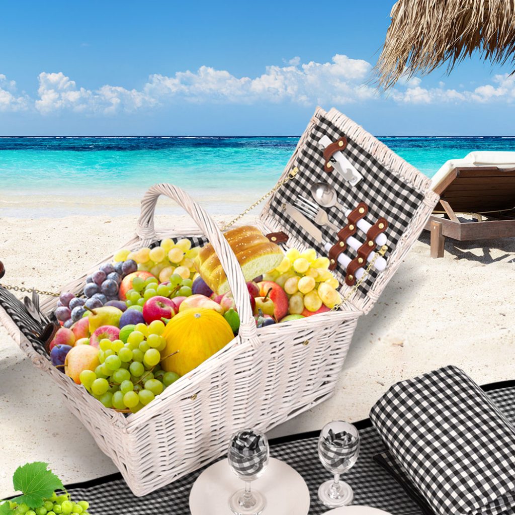 2 Person Picnic Basket Basket Kitchenware Crew