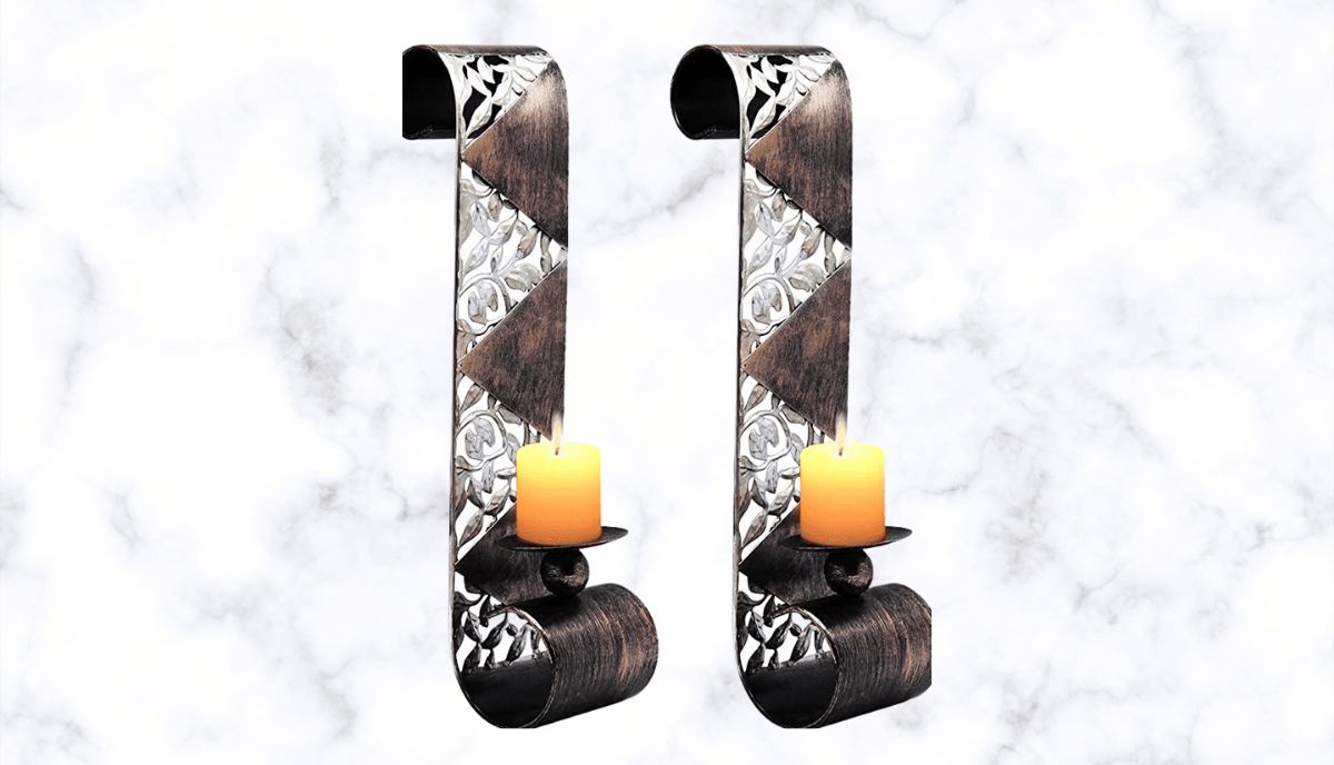 top5 unique oversized wall sconces for candles