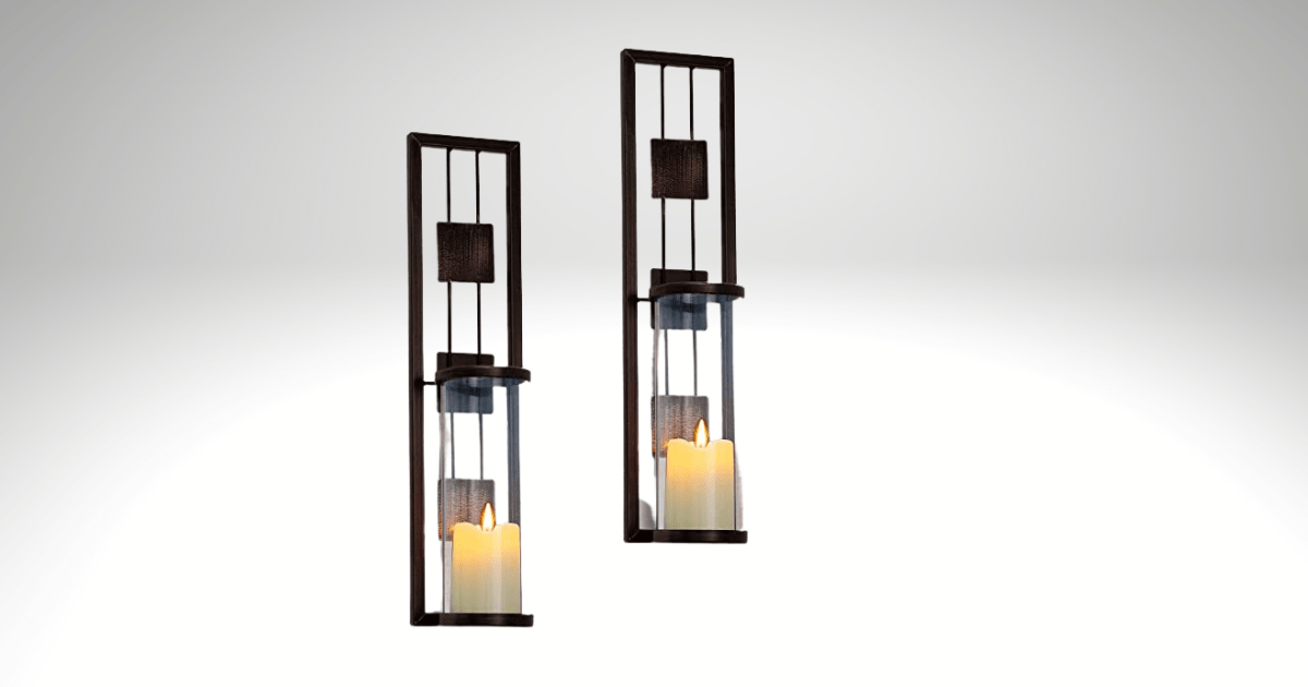 top5 unique oversized wall sconces for candles