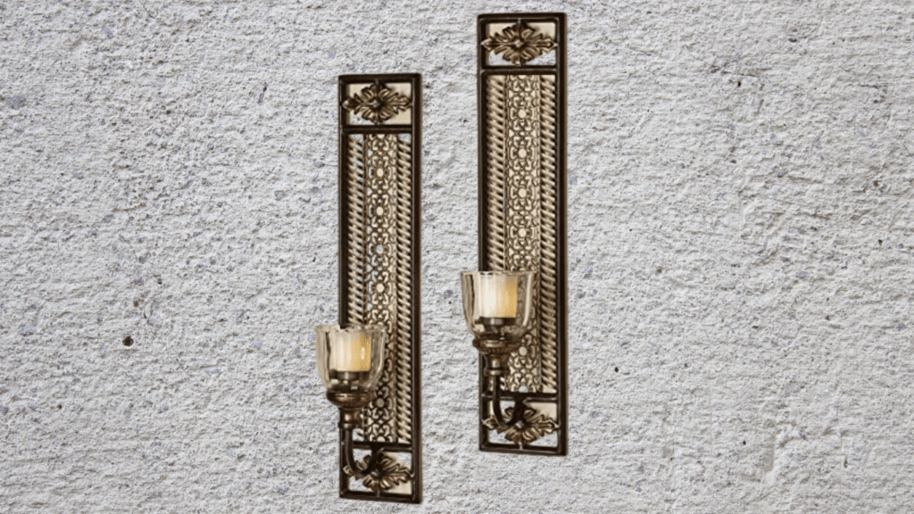 top5 unique oversized wall sconces for candles