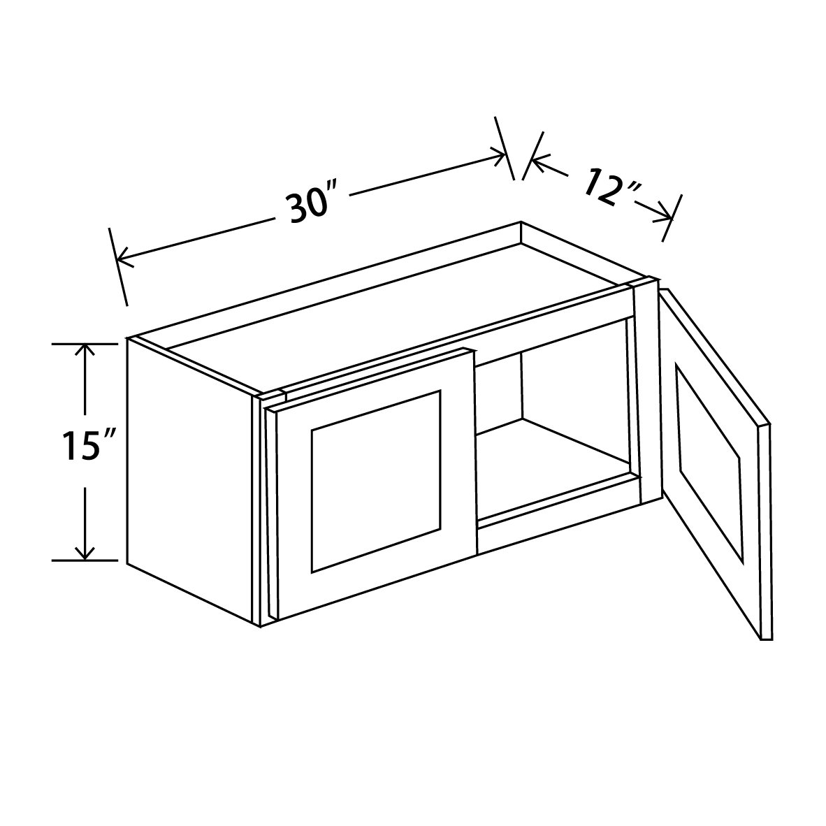Newho Kitchen Wall NWCBW3015 Kitchen Zip