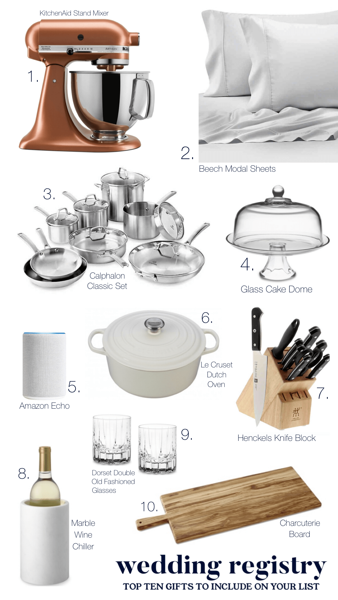Wedding Registry MustHaves