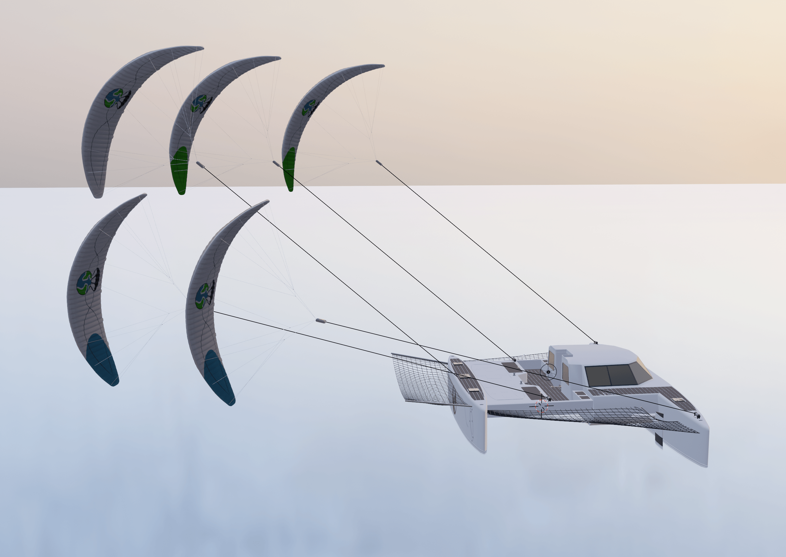 Ripcord Kite.Boats Kite Sailing Development