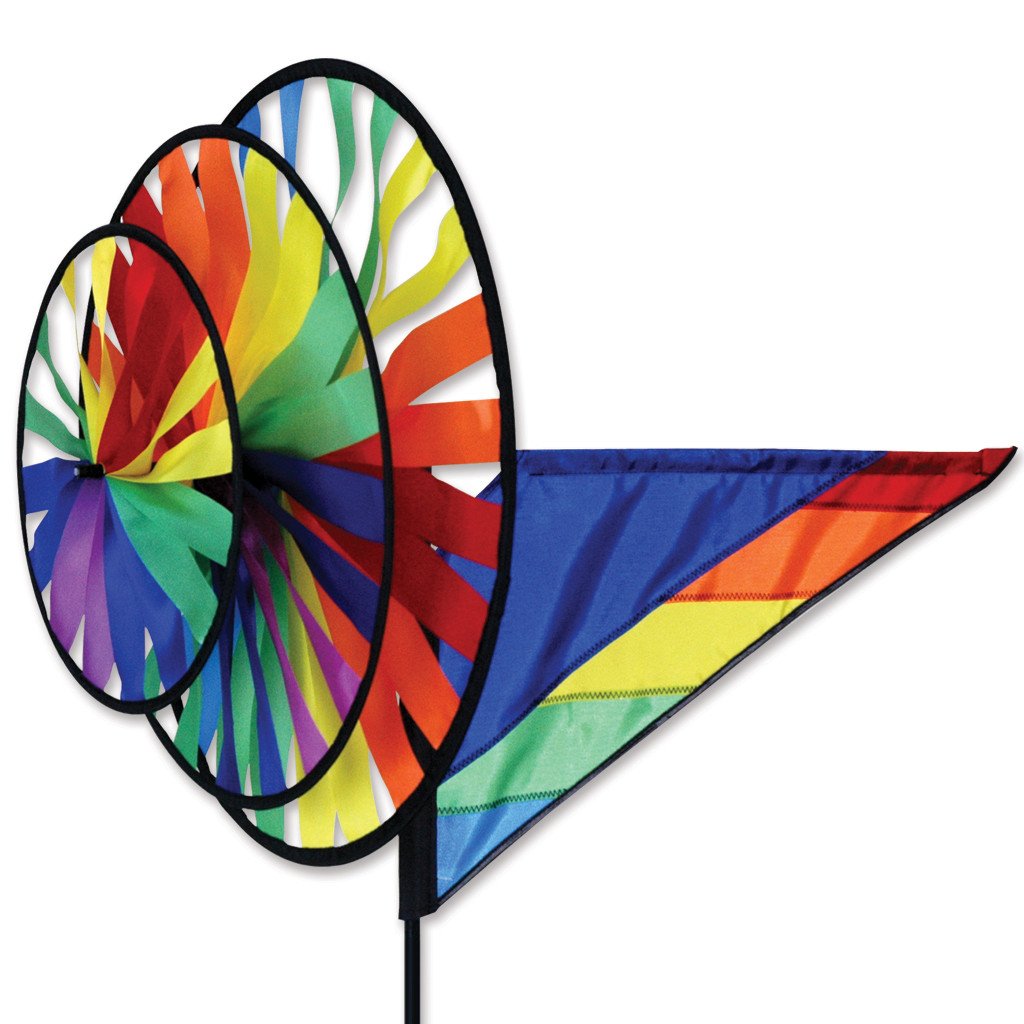 Rainbow Triple Spinners Kite Flite San Diego
