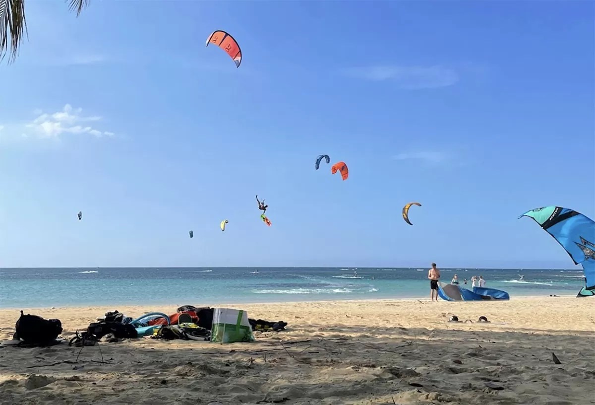 Kitesurfing in Portillo, Las Terrenas, Dominican Republic Kite Jungle
