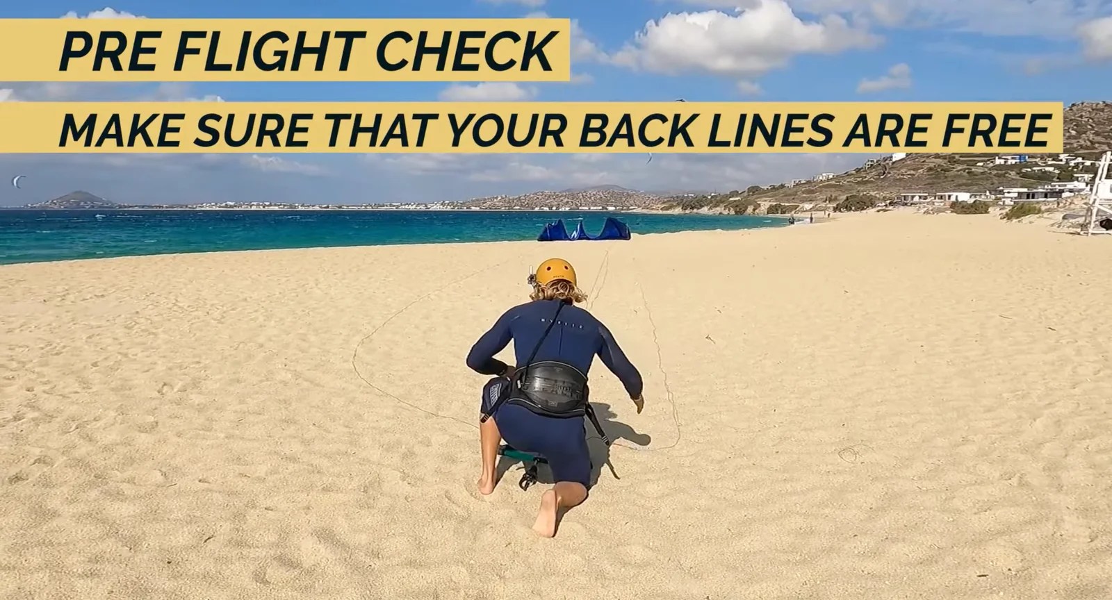 SELF LAUNCHING THE KITE Kitesurf