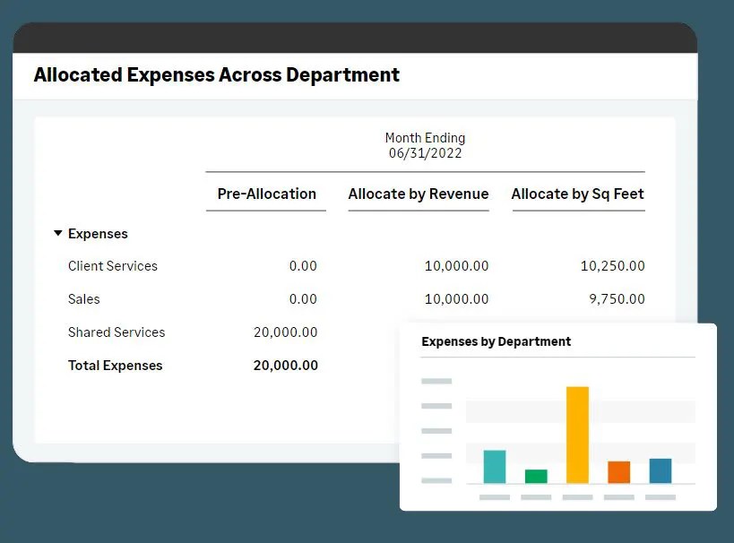 Automated allocations software for Sage Intacct