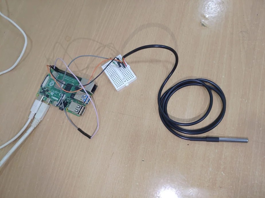 Data Logger Using DS18B20 Temperature Sensor With Raspberry Pi Kitflix