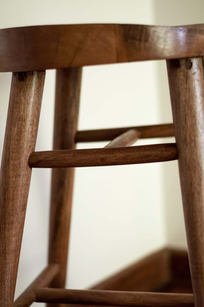 Bar stool Kiti Ke — Wooden stools made in Kenya