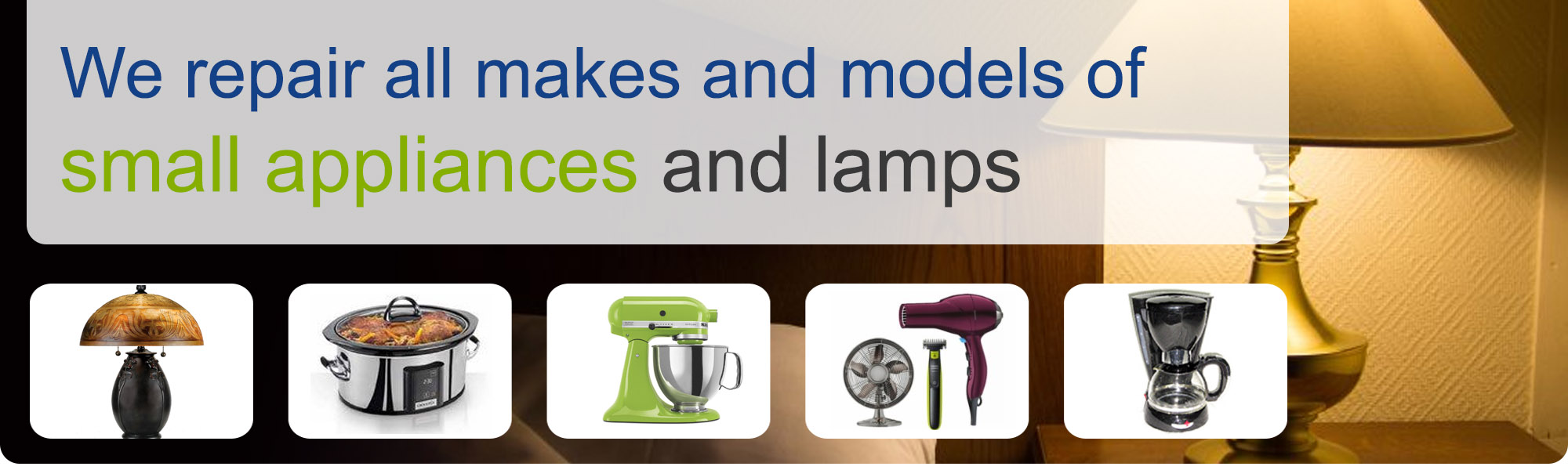 Our Services Kitsap Small Appliance Repair