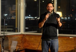Joseph Rogers hosts a comedy show at Slaughter County Brewing in Port Orchard.