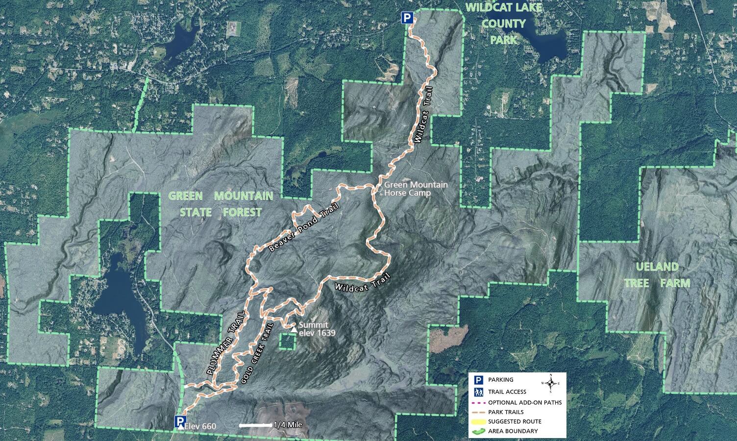 Green Mountain Trail Map Green Mountain Trails Kitsap Trail Guide