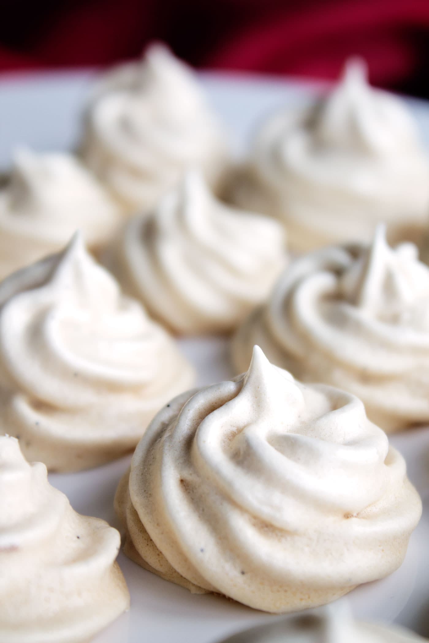 Maple Vanilla Bean Meringue Cookies Kit's Kitchen