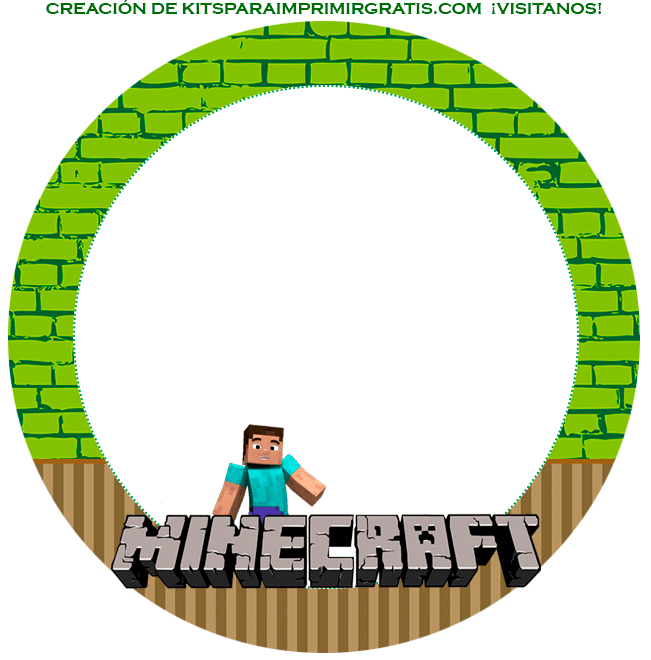 free Stickers Minecraft Kits para imprimir gratis