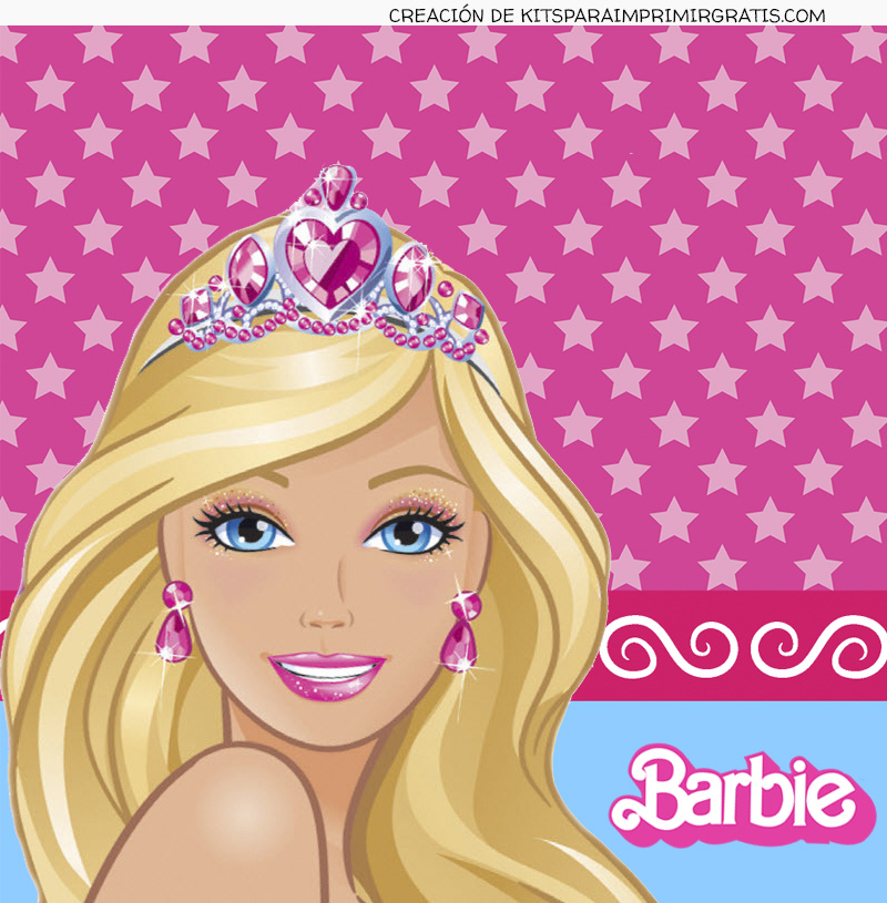 GRATIS Kit Imprimible de Barbie Kits para imprimir gratis