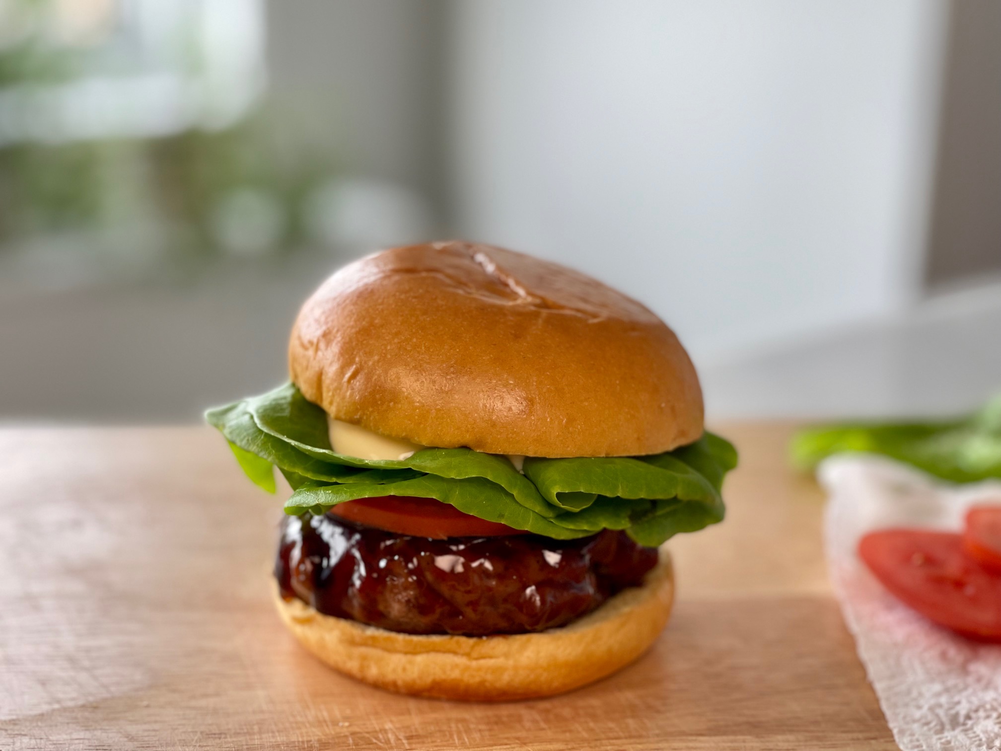 Teriyaki Burger/Japanese Burger Shop Style Kitsune Golden