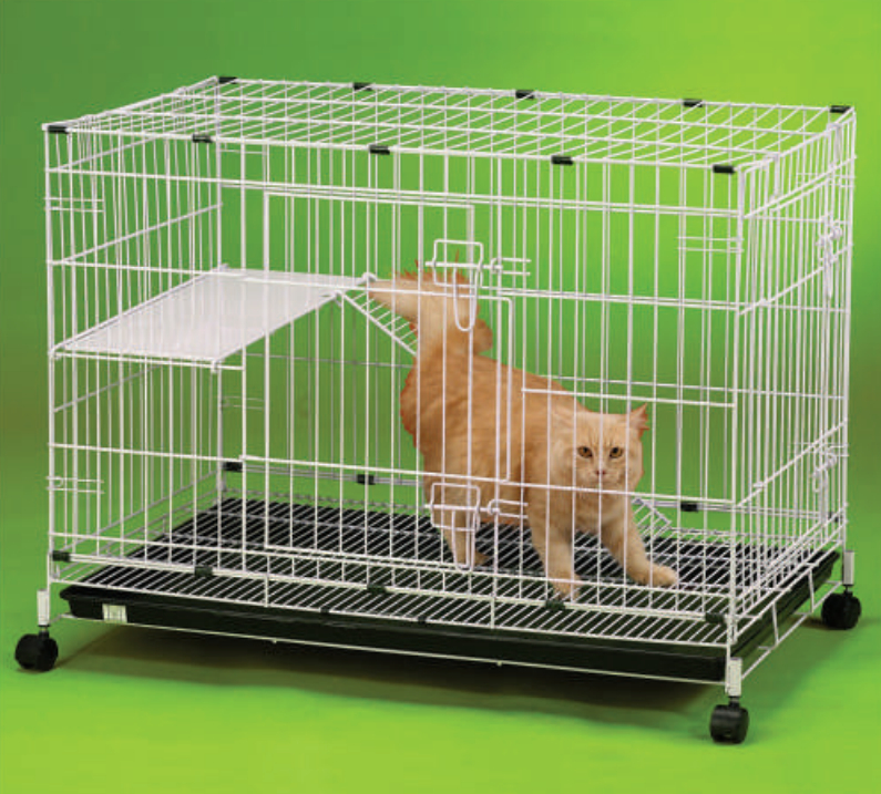 Collapsible Steel Cat Cage C366 Cat Cage Malaysia