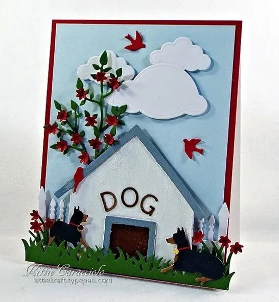 Dog House and Dobermans Kittie Kraft