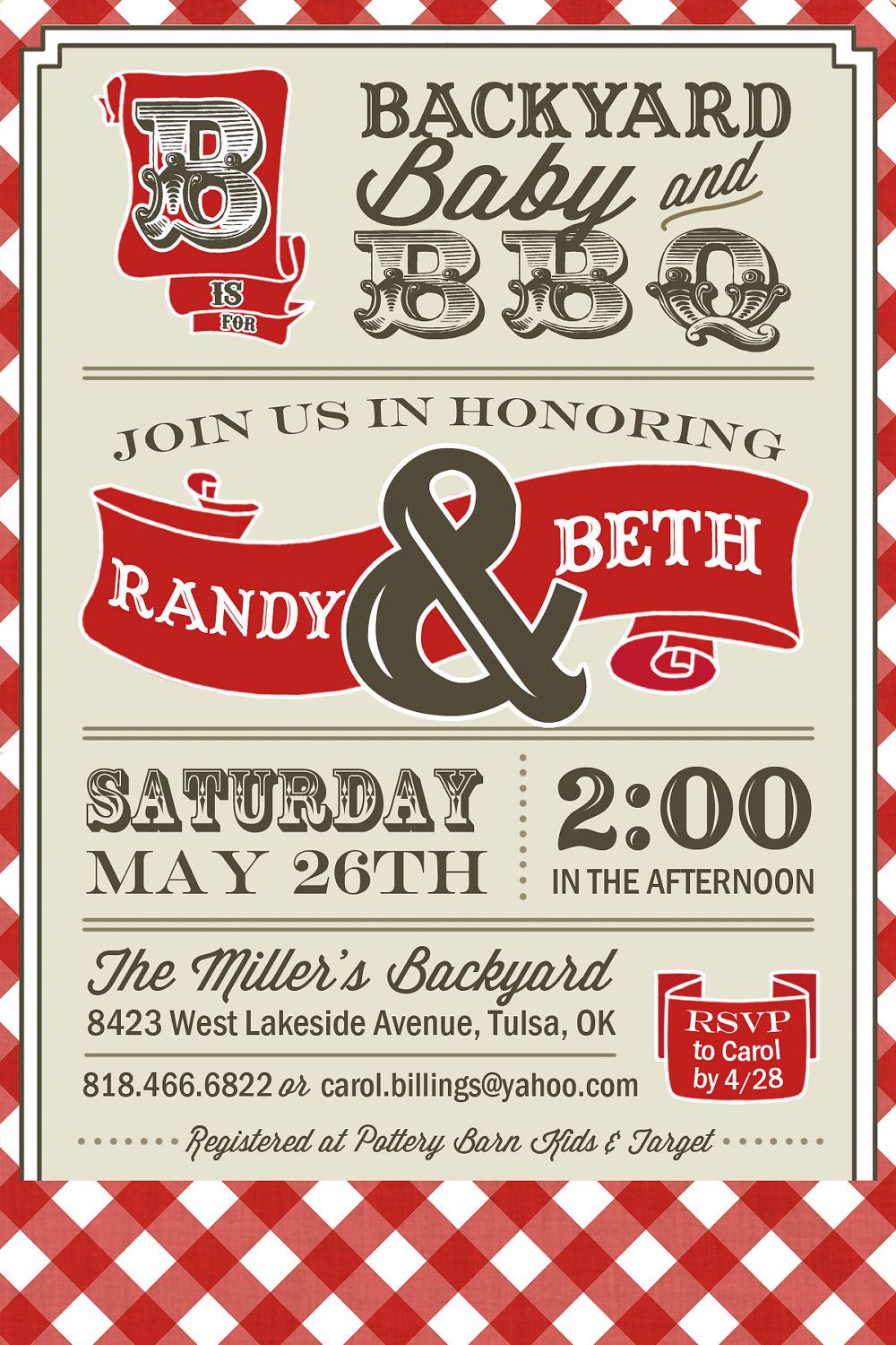 10 Stunning BBQ Baby Shower Invitations Kitty Baby Love