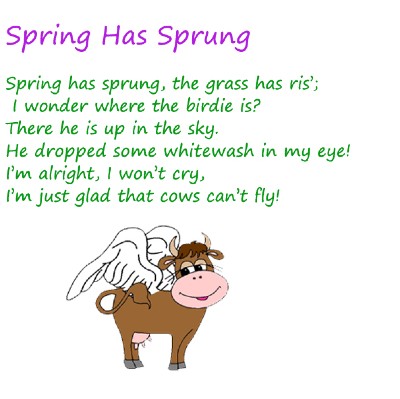 7 Best Spring Poem for Kids (Printable PDF) - Kitty Baby Love