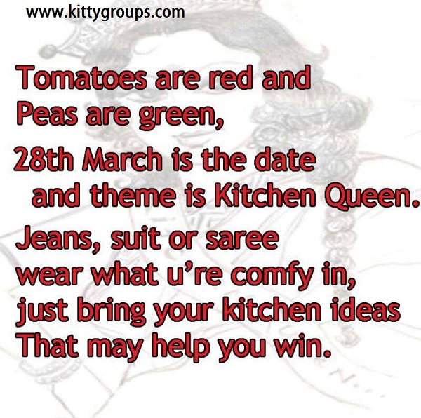 Master Chef/Kitchen Queen Theme Kitty Party Games and Ideas