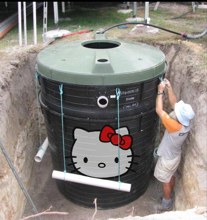 hello kitty septic tank Hello Kitty Hell