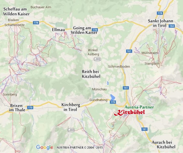 Kitzbühel Karte Umgebung AUSTRIAPARTNER Immobilien in Kitzbühel. Kitzbühel ein Traum für