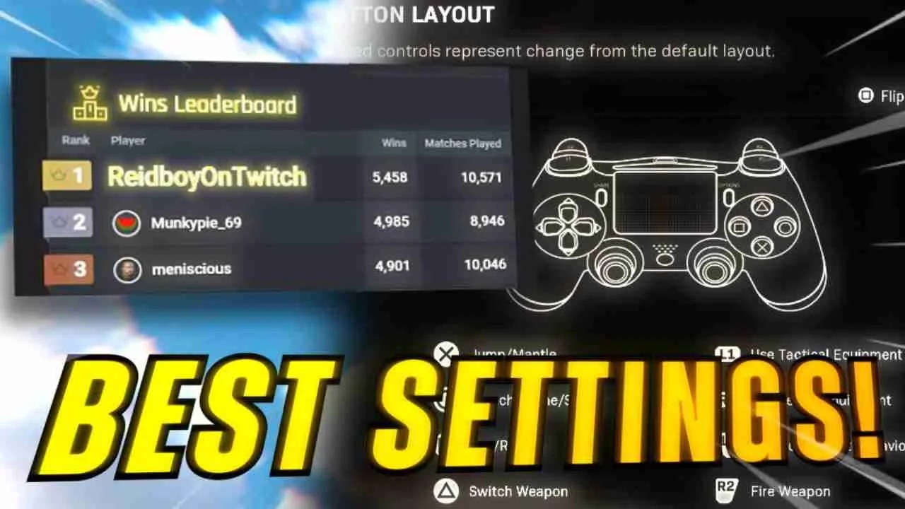 1 Ranked CONSOLE PLAYER Settings! (Warzone Pacific)(Best Settings