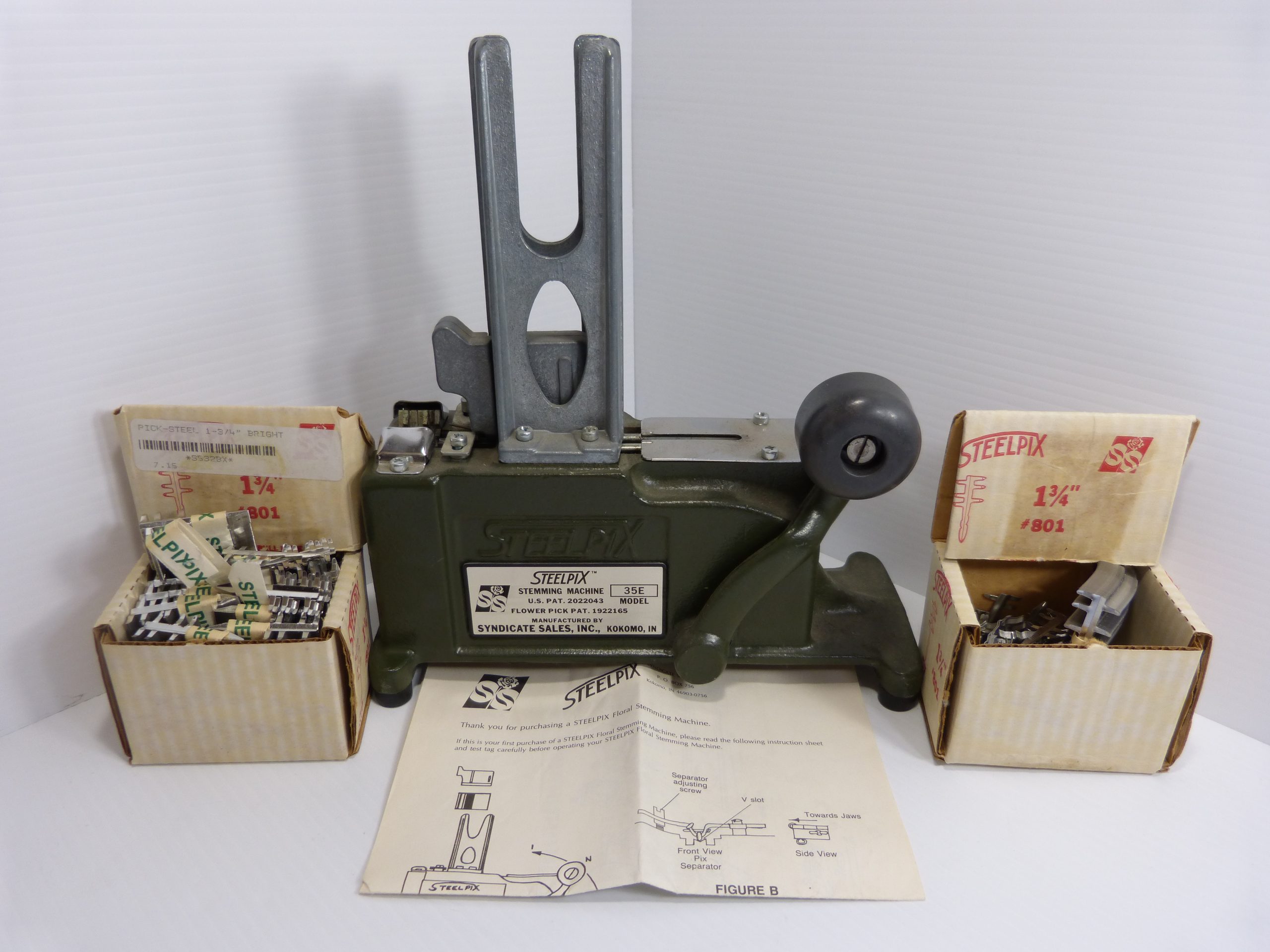 Steelpix Model 35E Stemming Machine Kiwanis Marketplace
