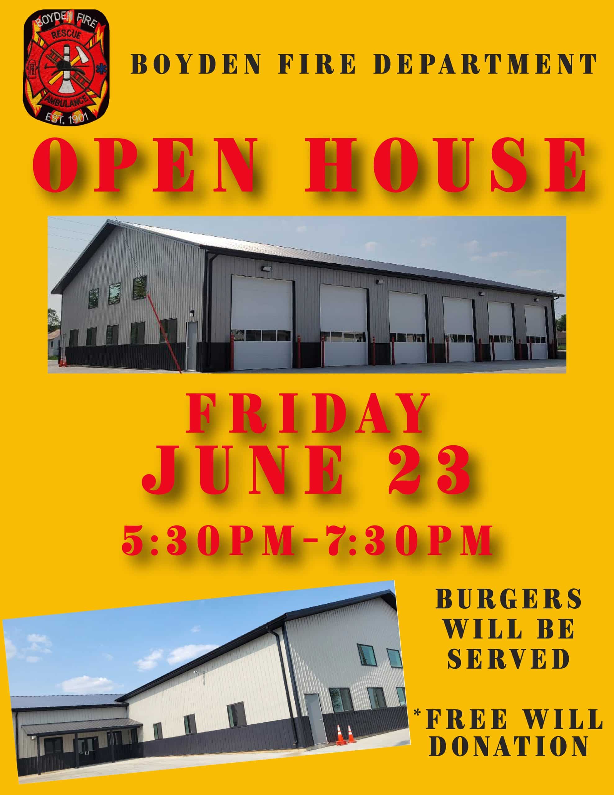 Boyden's Fire Department Gets New Building KIWA Radio