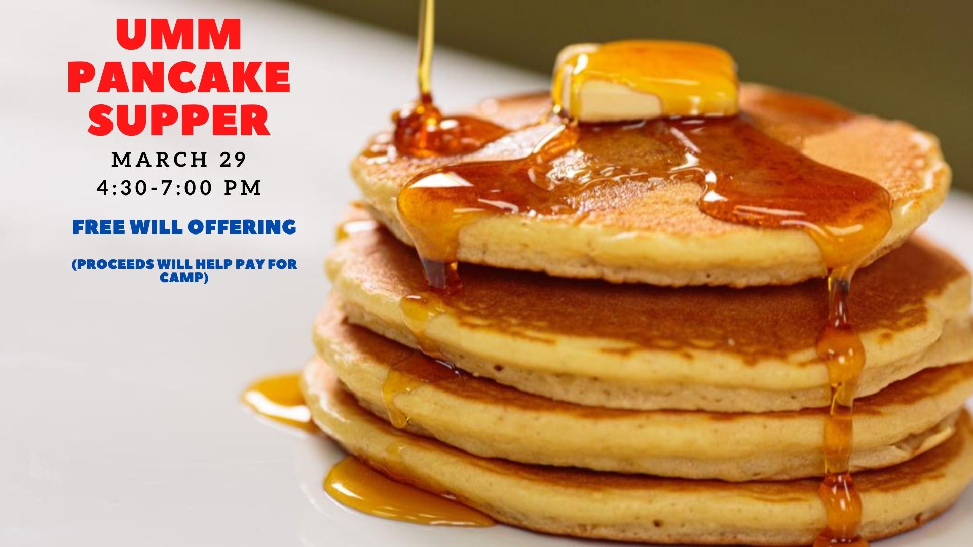 United Methodist Men's Pancake Supper KIWA Radio