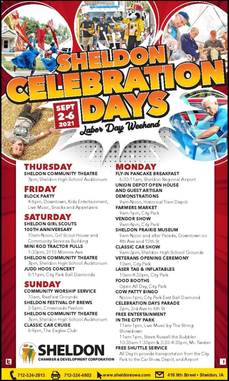 Sheldon Celebration Days