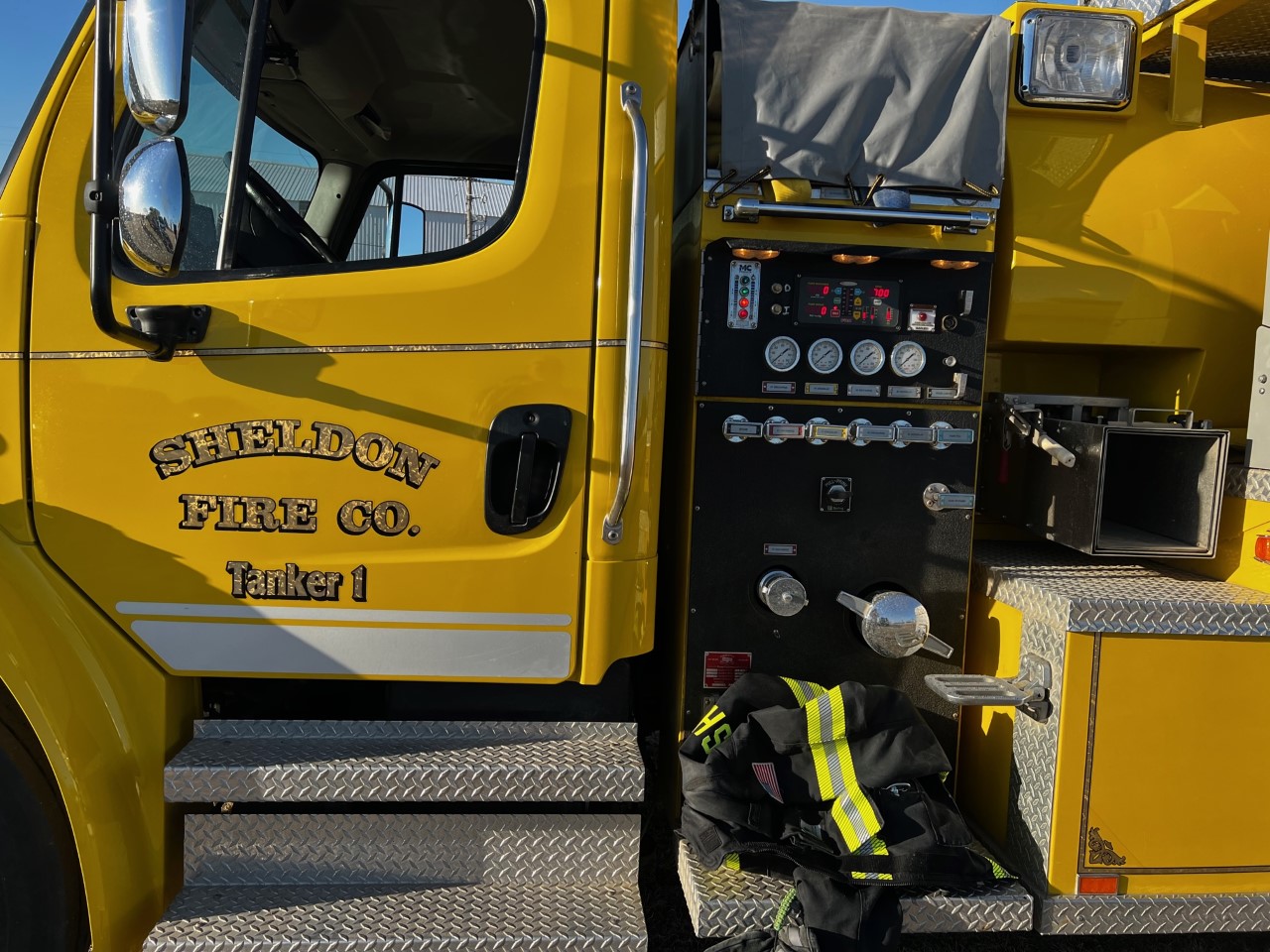 Combine Damaged In Monday Fire Near Sheldon