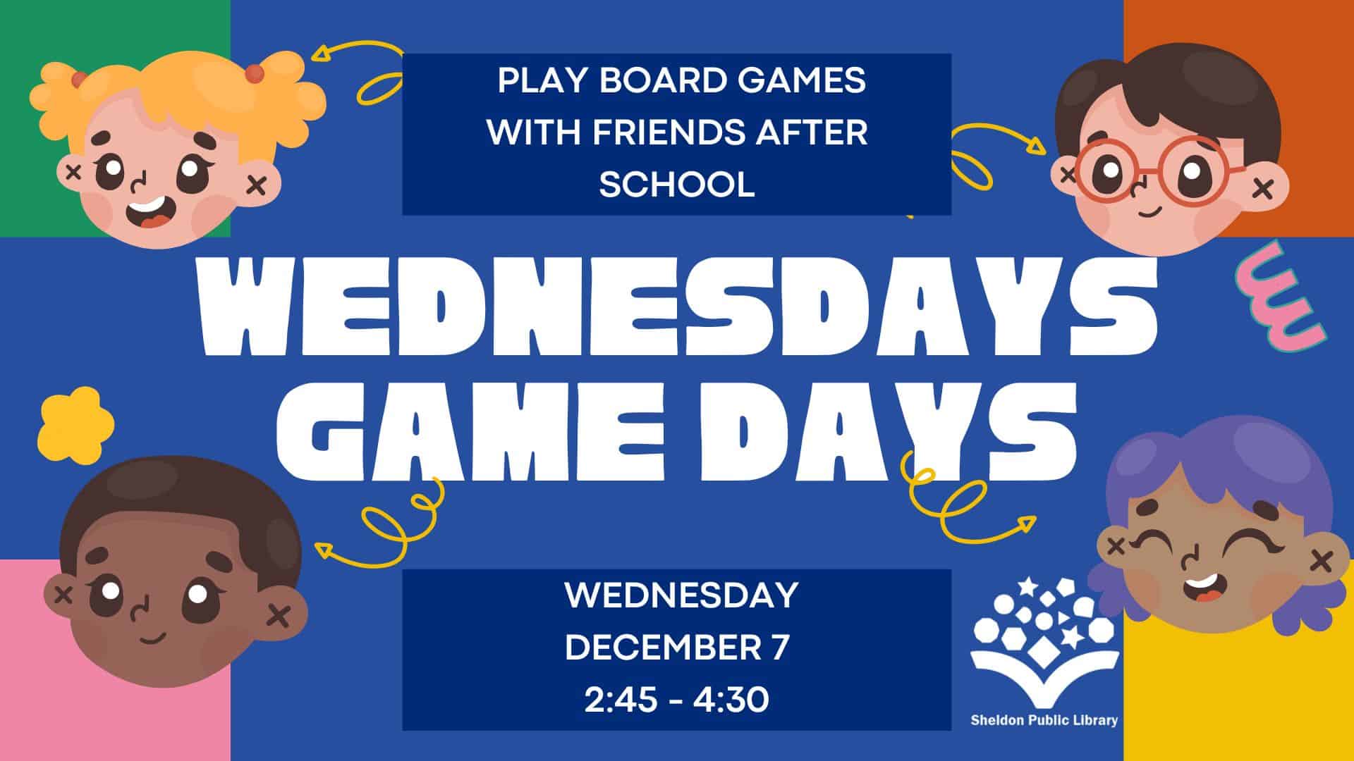 Wed Game Days Sheldon Library