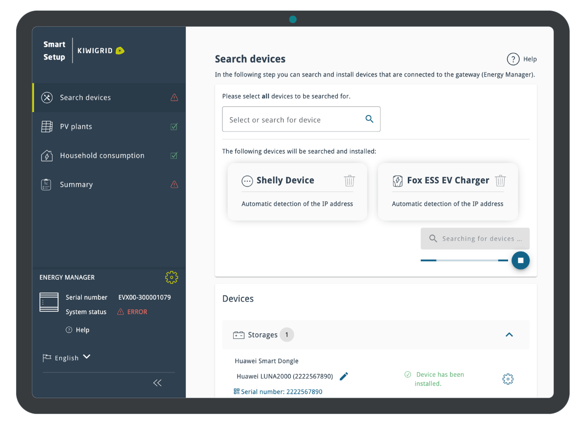 Introducing EM.setup A new design for our installer app Article(03)
