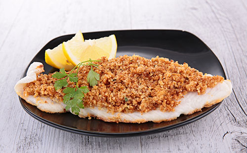 WeCook Filet de poisson en croûte de parmesan