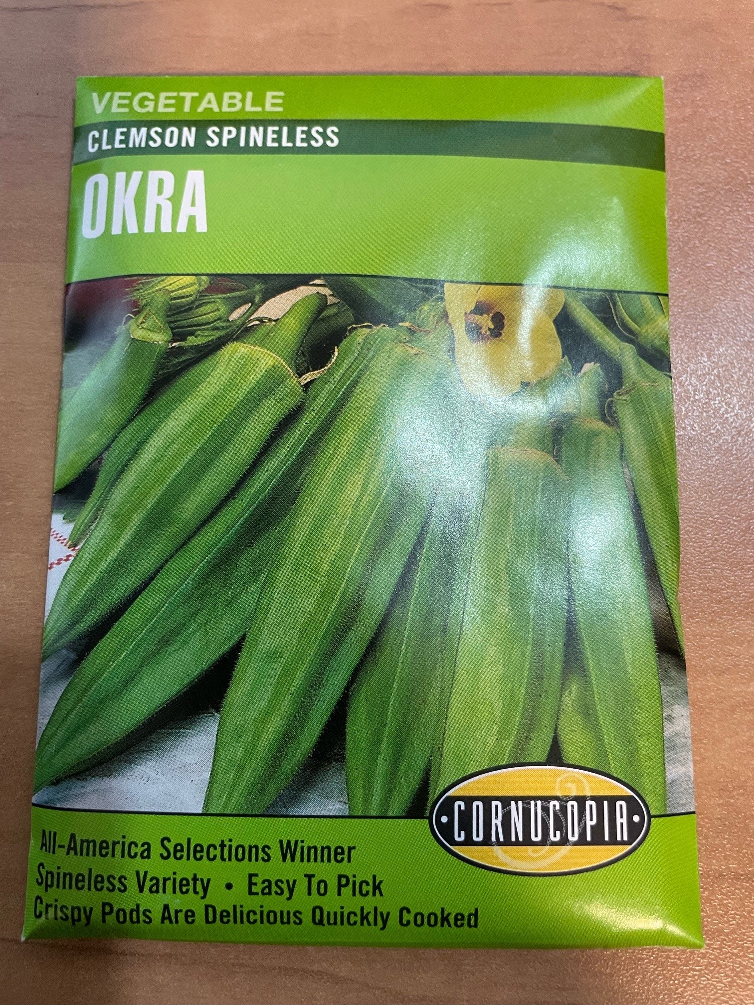 CO Clemson Spineless Okra • Kiwi Nurseries Ltd