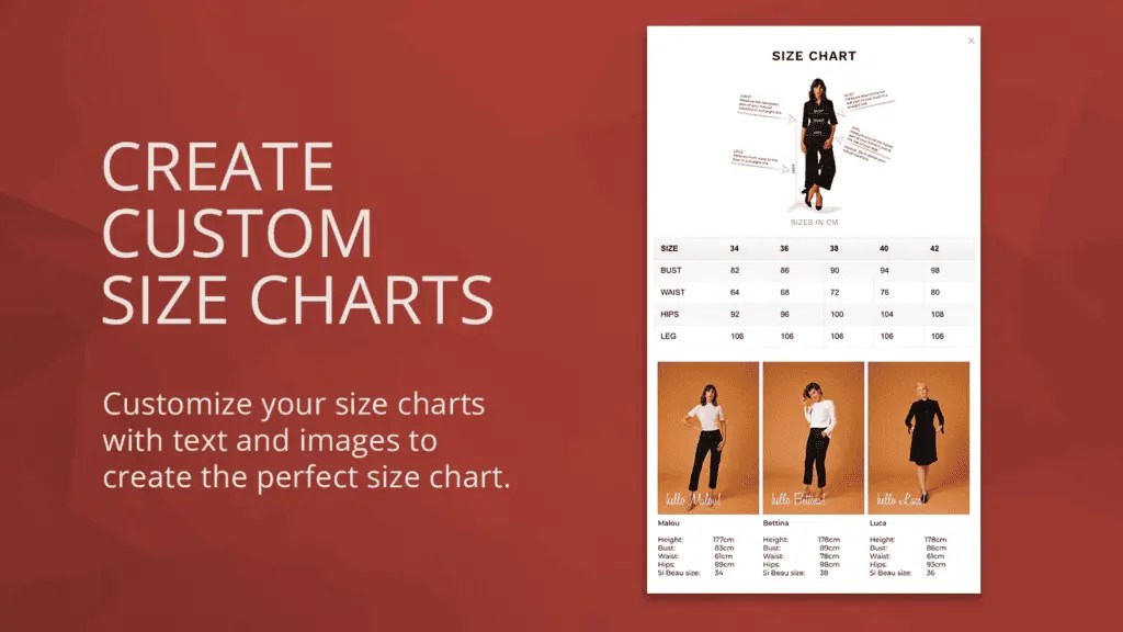 Top 5 Ultimate Size Chart Alternatives for Shopify - kiwisizing.com