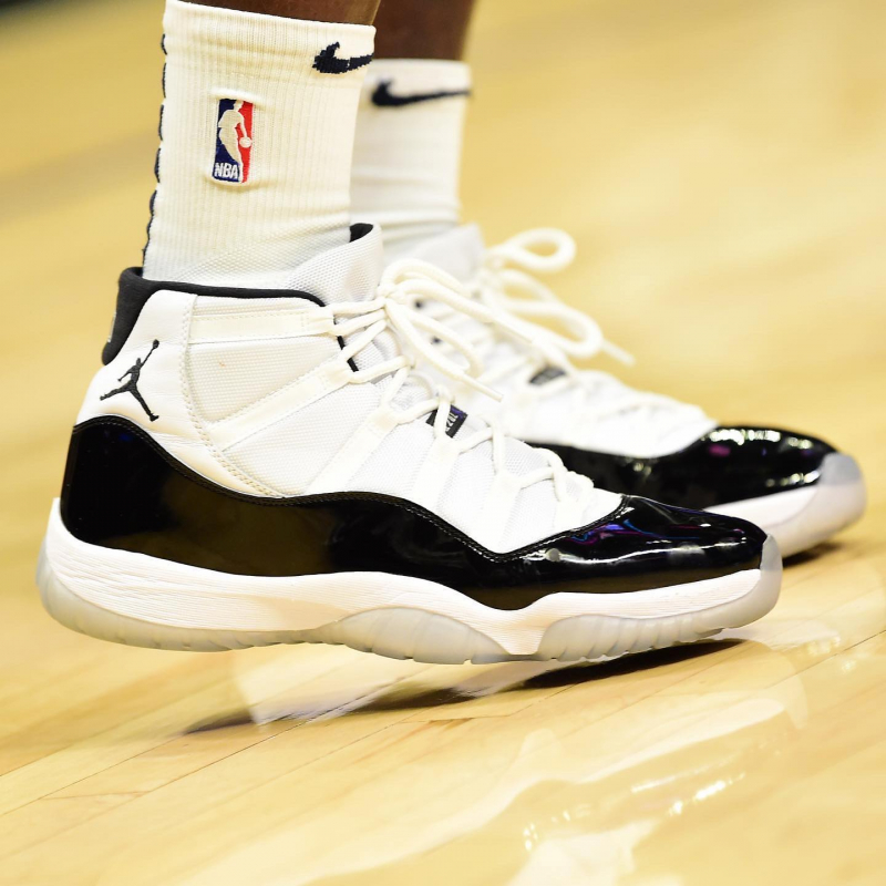 Which basketball players wear Air Jordan 11 Retro