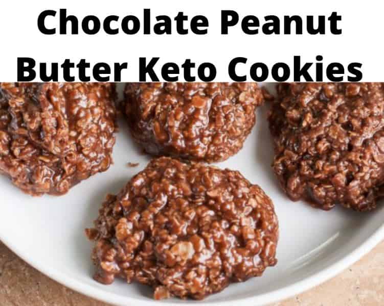 Chocolate Peanut Butter Keto Cookies Keto Recipes