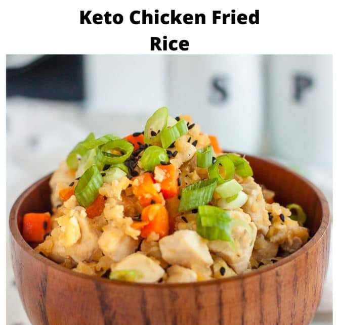Keto Chicken Fried Rice Keto Recipes