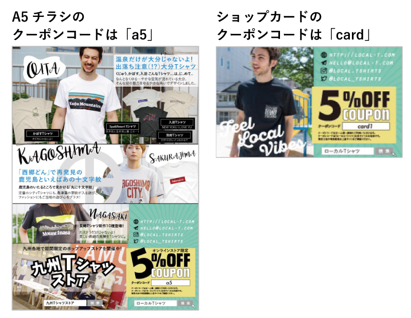 チラシごとにクーポンコードを使い分けよう Kizku