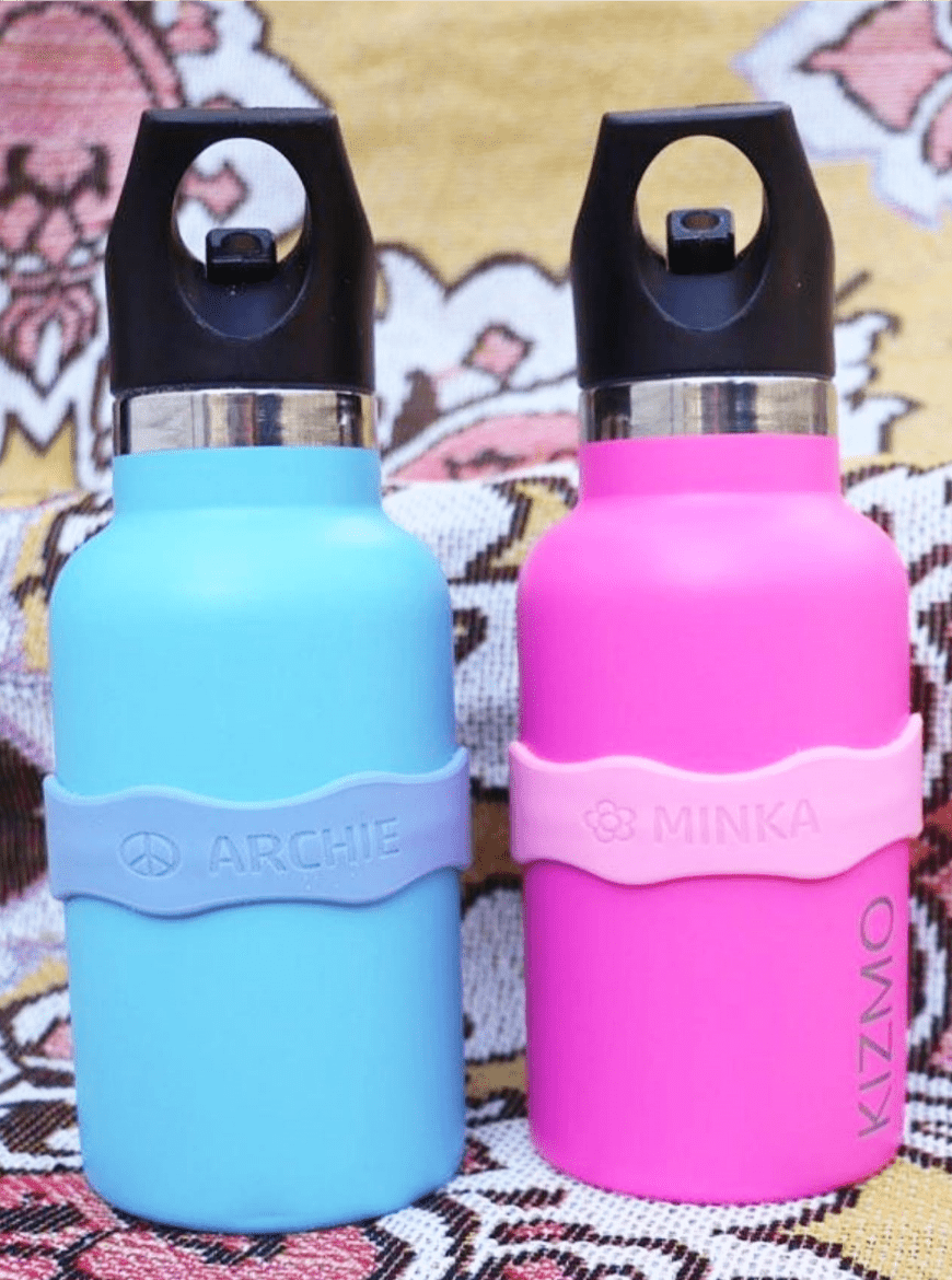 Silicone Name Labels GrooveBands for Bottles Name Labels