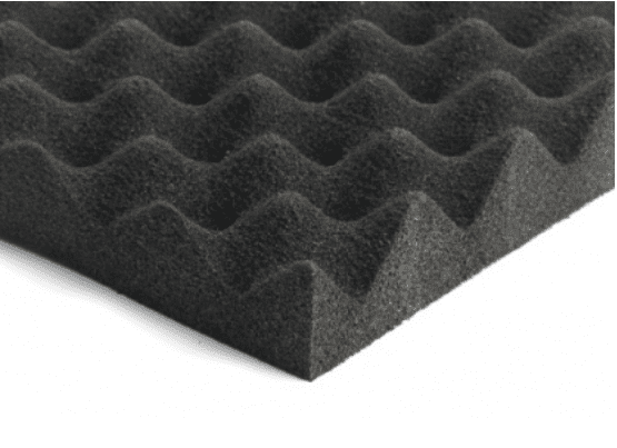 Eggbox acoustic absorption speaker foam KJF Audio