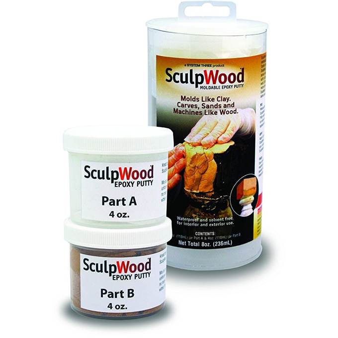 SculpWood Moldable Epoxy Putty Cool Tools