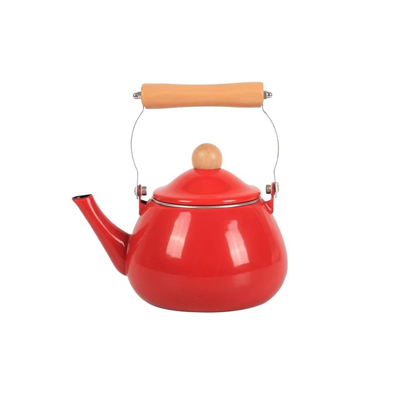 Enameled Tea/Coffee/Water Kettle KKfocus Enamelware Mrs. Reliable