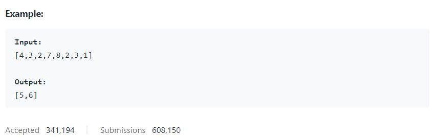 leetcode(리트코드)448Find All Numbers Disappeared in an Array MinSeok Kang