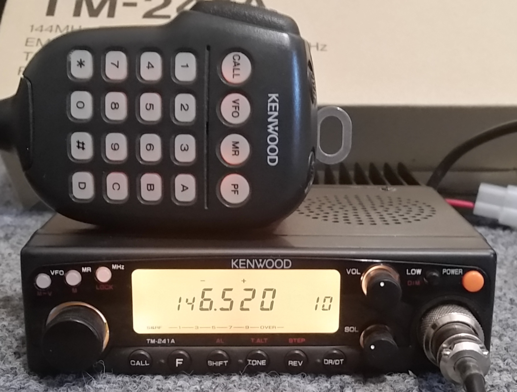 Kenwood TM241A VHF FM Transceiver KL7AM