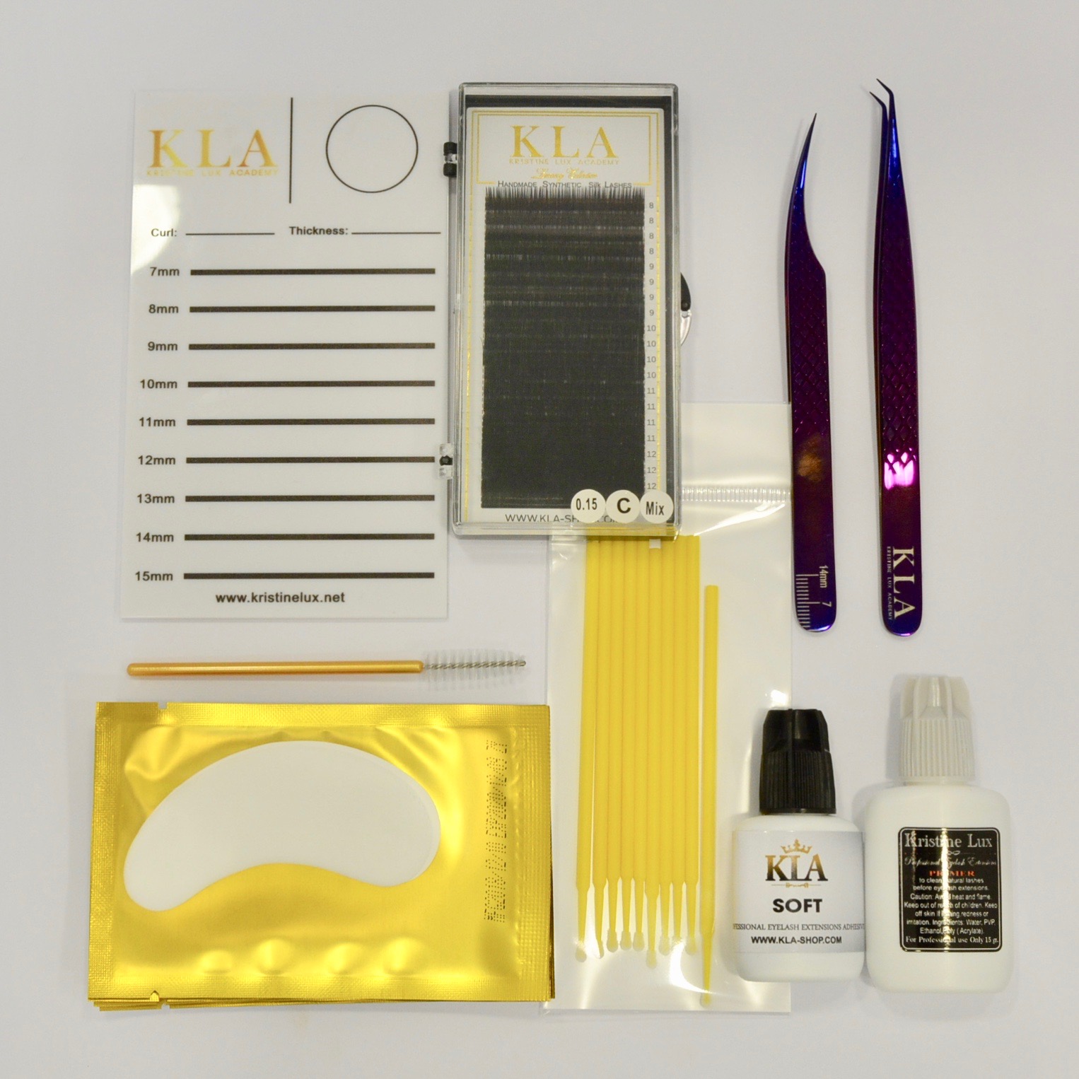 Starter Kit for classic eyelash extensions KristineLux