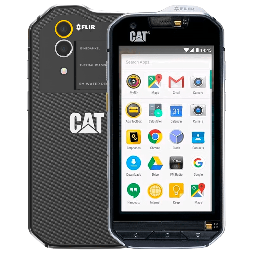 Telefon mobil CAT S60 32GB 4G Dual SIM, Black Klap
